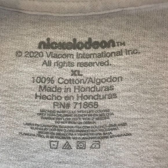 Nickelodeon‎ Rugrats Reptar Chuckie Shirt Mens XL White Short Sleeve Cotton 2020 - Picture 4 of 7